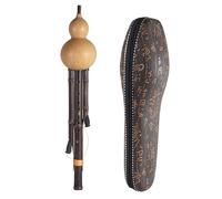 Natural Gourd Professional Hulusi Hulusi Instrument Chinese Hulusi Flute with Storage Case Playing Type Hulusi Calabash Flute
