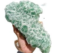 Natural Granulated Sugar Fluorite Crystal Ore Quartz Home Office Decoration Degaussing, Spiritual (Size : 400-450g)
