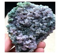 Natural Grape Agate Chalcedony Crystal Home Decoration Decoration (Size : 100-150g)
