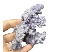 Natural Grape Agate Mineral Specimen Quartz Cluster Raw Stone Rough Polished Energy Healing Home Ornament Gift ,104