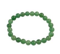 Natural Green Aventurine Bracelet for Men & Women | 8mm Genuine Energized Healing Stone for Anxiety, Stress & Mental Peace | Good Luck & Prosperity Crystal
