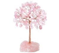 Natural Green Aventurine Crystal Money Tree - Feng Shui Crystal Gem Aura Healing Bonsai Suitable for Home & Office Decoration (color2)