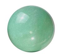 Natural Green Aventurine Crystal Sphere Ball Healing Gemstone Ball Figurine Sculpture Feng Shui Chakra Aura Home Desk Decor Decorative Collection,Diameter 40mm(Diameter 50mm)