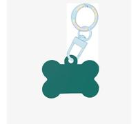 Natural Green Dog Tags for Pets,Bone-Shaped Acrylic Pet ID Tags,Perfect for Small to Large Dogs and Cats,Cute & Functional
