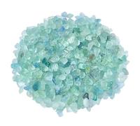 Natural Green Fluorite Crystal Chips Mineral Crystals Diffuser Stone Home Decor Ornament Fish Tank Landscaping 500g(5-7mm 500g)