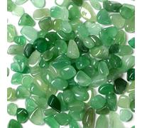 Natural Greenish Decorative Rocks for Fish Tank Aquarium Supplies | Irregular Bulk Stones, Durable and Fade-resistant, Vase Beads Glass Pebbles