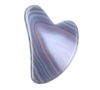 Natural Grey Agate Gua Sha Tool - Facial Massage Stone for Relaxation