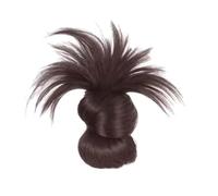 Natural Hair Bun Extension Messy Claw Clip Clip-on Feather Wig Lightweight Non-slip Grip Accessory for Buns Appearance Elegant Black Brown