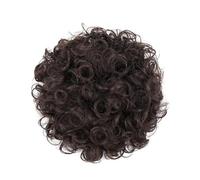 Natural Hair Bun Messy Bun Hair Pieces for Women, Elastic Drawstring Curly Ponytail Extension 1PCS Synthetic Hair Pieces Hair Ponytail for Women Girls(Brown)
