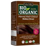 Natural Hair Dye Henna Hair Colour Medium Brown 100% Pure Organic Chemical Free Herbal Powder 100g (1 Pack) by Indus Valley