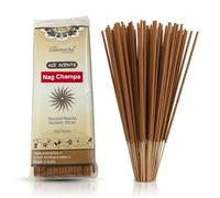 Natural Hand Rolled Incense Sticks 100 Pack Premium Masala Joss Sticks Long Burning Aromatherapy Incense for Relaxation Meditation Yoga Home Fragrance Spiritual Use Vegan Eco Friendly (Nag Champa)