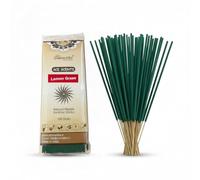 Natural Hand Rolled Incense Sticks 100 Pack Premium Masala Joss Sticks Long Burning Aromatherapy Incense for Relaxation Meditation Yoga Home Fragrance Spiritual Use Vegan Eco Friendly (Lemongrass)