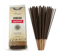 Natural Hand Rolled Incense Sticks 100 Pack Premium Masala Joss Sticks Long Burning Aromatherapy Incense for Relaxation Meditation Home Fragrance Spiritual Use Vegan Friendly (Oud-Agarwood)