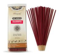 Natural Hand Rolled Incense Sticks 100 Pack Premium Masala Joss Sticks Long Burning Aromatherapy Incense for Relaxation Meditation Yoga Home Fragrance Spiritual Use Vegan Eco Friendly (Dewberry)