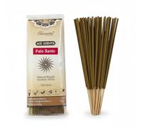 Natural Hand Rolled Incense Sticks 100 Pack Premium Masala Joss Sticks Long Burning Aromatherapy Incense for Relaxation Meditation Home Fragrance Spiritual Use Vegan Friendly (Palo Santo)