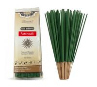Natural Hand Rolled Incense Sticks 100 Pack Premium Masala Joss Sticks Long Burning Aromatherapy Incense for Relaxation Meditation Yoga Home Fragrance Spiritual Use Vegan Eco Friendly(Patchouli)