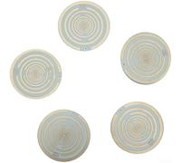 Natural Healing Therapy Disc Set 5 Colors for Pain Relief Multi-Frequency Oscillation Acupoint Energy Device Home Office 8cm(White)