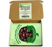 Natural Health 4 Life Candied Natural Dark Red Glace Cherries 175g Bag - Cherrys for Baking, Cake Decorating and Christmas Desserts, Preserved in Syrup - Made in France