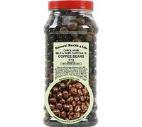 Natural Health 4 Life Carol Anne Confectionery Milk Chocolate and Dark Chocolate Coffee Beans 675 g in Gift Jar (1 Jar)