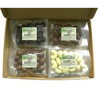 Natural Health 4 Life Carol Anne Confectionery Variety Snack Pack No.3 Milk Chocolate Dark Chocolate Yogurt 4 = 160 g (4 Pouches in 1 Box)