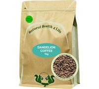 Natural Health 4 Life Dandelion Coffee 1kg, Caffeine Free Roasted Dandelion Root Coffee Substitute, Vegan Alternative in Resealable Pouch for Detox, Liver Support and Wellness (1 Pouch)
