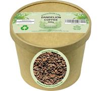 Natural Health 4 Life Dandelion Coffee 500g, Caffeine Free Roasted Dandelion Root Coffee Substitute, Vegan Alternative in Resealable Tub for Detox, Liver Support and Wellness (1 Tub)