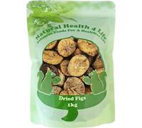 Natural Health 4 Life Dried All Natural Medium Size Figs 1 kg (1 Pouch)