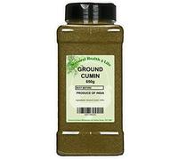 Natural Health 4 Life Dried Spices Ground Cumin Seasoning 650 g in PET Jar with Shaker Lid (1 Jar)