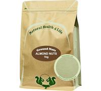 Natural Health 4 Life Finest Ground Almonds 1kg, Finely Blanched Almond Flour for Baking, Marzipan, Desserts, Gluten-Free, Vegan, High in Protein and Fibre, Resealable Pouch (1Pouch)