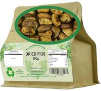 Natural Health 4 Life Medium Size Dried Figs - 300g in a pouch