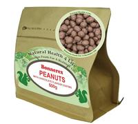 Natural Health 4 Life Peanuts With Chocolate Flavour Coating 500g Confectionery Chocolate, Gluten-Free - Snacking or Baking in Foil-Lined Kraft Pouch (1 Pouch)