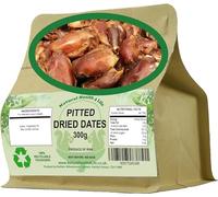 Natural Health 4 Life Sayer Pitted Dates 300g - Dried Dates with No Added Sugar or Preservatives - Eco-Friendly Kraft Pouch - Low Fat & Gluten Free - Produce of Iran (1 Pouch)