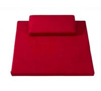Natural Hemp Meditation Cushion 28x28 Inch Red Perfect for Yoga Home Kneeling & Futon Eco Friendly Comfortable Support for Mindfulness & Relaxation