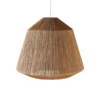 Natural Hemp Rope Chandelier Bohemia Country Breakfast Bar Ceiling Suspended Lighting Farmhouse Woven Pendant Lamp Ceiling Light Fixture for Bedroom Hallway Dining Kitchen Island 3 Size