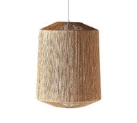Natural Hemp Rope Chandelier Bohemia Country Breakfast Bar Ceiling Suspended Lighting Farmhouse Woven Pendant Lamp Ceiling Light Fixture for Bedroom Hallway Dining Kitchen Island 3 Size