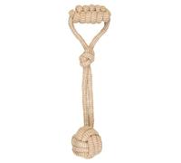 Natural Hemp Rope Dog Toy, Chew, Interactive Toy for Dogs, Puppies, 41 cm