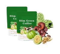 Natural Herbal Instant Slimming Coffee - Fat Burning Weight Loss Coffee, Sugar-Free & Quick Dissolve(2PC)