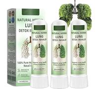Natural Herbal Lung Detox Inhaler,Herbal Lung Cleansing Inhaler,Lung Mucus Cleansing Inhaler,Natural Nasal Inhaler,Lung Enhancement and Care Inhaler (3 pcs)