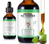 Natural Herbal Supplement for Cats, Cat Herbal Cleanse, Digestive Support, Natural Liquid Supplement for Cats