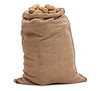 Natural Hessian - Large Jute Sacks, Gunny Sack | Burlap Jute Sacks Sandbags Vegetable Potatoes Storage Sack, Strong Tearproof Natural and Biodgradable for Vegetable Storage