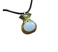 Natural Hetian Jade White Jade 925 Silver Necklace Pendant