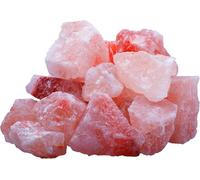 Natural Himalayan Rock Pink Salt Crystal Pure Natural Glow Rock Salt Crystal Rocks Chunks - Salt Chunks Food Grade Lick Stones Bath Salt Spa Inhaler Therapy Rock Salt Crystals (5KG)