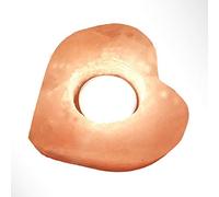 Natural Himalayan Salt Crystal Tealight Candle Tea Light Holder Fine Quality Heart Shape, Natural Rock Salt With Soothing Light and Ideal for gift by Natural Krafts® from Punjab, Pakistan