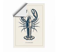 Natural History Lobster Vintage Unframed Wall Art Print A3 (42×29.7cm), Wall Decor for Living Room, Bedroom, Office & Home, Art Gift