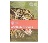 Natural History Museum A5 Sketchbooks, Pack of 3, Big Cats, for Drawing, Sketching, Doodling, Writing, Scrapbook Designs, with Mixed Media, Pen, Ink, Painting and More, Art, Craft Supplies