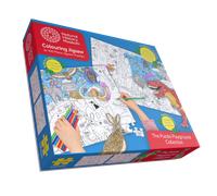 Natural History Museum Colouring Jigsaw 2 x 100 Piece Puzzle Set
