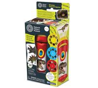 Natural History Museum Dinosaur Torch & Projector - 24 Dinosaur Image Slides, Precise Projections Up to One Metre Wide, Interactive Kids Dinosaur Flashlight Toy