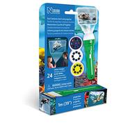 Natural History Museum Sea Creatures Stem Torch & Projector - 24 Ocean Animal Image Slides, Precise Projections up to 1 Metre Wide, Interactive Kids Fish Flashlight Toy