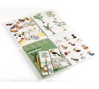 Natural History: Paper Craft Book with Cards, Envelopes, Stickers, Tags & Colouring Sheets (Multilingual Edition)