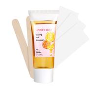 Natural Honey Sugar Wax Kit, Hypoallergenic No-heat Formula Hair Removal Waxing Sugar Paste For Face Legs Body Bikini, Natural Soft Wax For Sensitive Skin